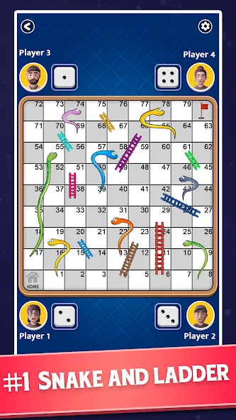 Snakes and Ladders - Ludo Game (Змеи и лестницы)  [МОД Menu] Screenshot 2