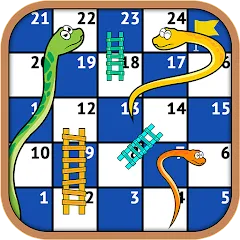Взлом Snakes and Ladders - Ludo Game (Змеи и лестницы)  [МОД Menu] - полная версия apk на Андроид
