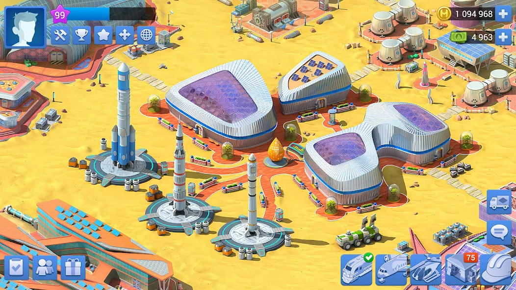 Megapolis: City Building Sim (Мегаполис)  [МОД Бесконечные монеты] Screenshot 2