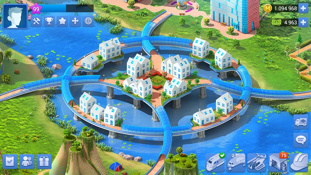 Megapolis: City Building Sim (Мегаполис)  [МОД Бесконечные монеты] Screenshot 3