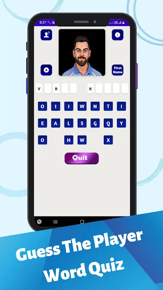 Cricket Quiz Game (Крикет Викторина Т20)  [МОД Меню] Screenshot 2