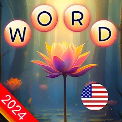 Взлом Calming Crosswords Word Puzzle  [МОД Бесконечные монеты] - последняя версия apk на Андроид