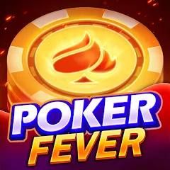 Взломанная Poker Fever - Win your Fame (Покер Клаш)  [МОД Unlimited Money] - стабильная версия apk на Андроид