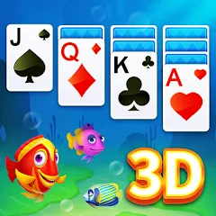 Скачать взломанную Solitaire 3D Fish  [МОД Бесконечные монеты] - последняя версия apk на Андроид