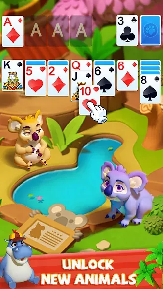 Solitaire - Wild Park  [МОД Unlimited Money] Screenshot 5