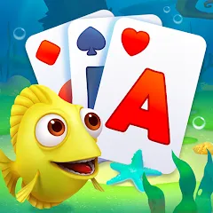 Взлом Solitaire TriPeaks Fish (Солитер ТриПикс Рыбка)  [МОД Unlocked] - полная версия apk на Андроид