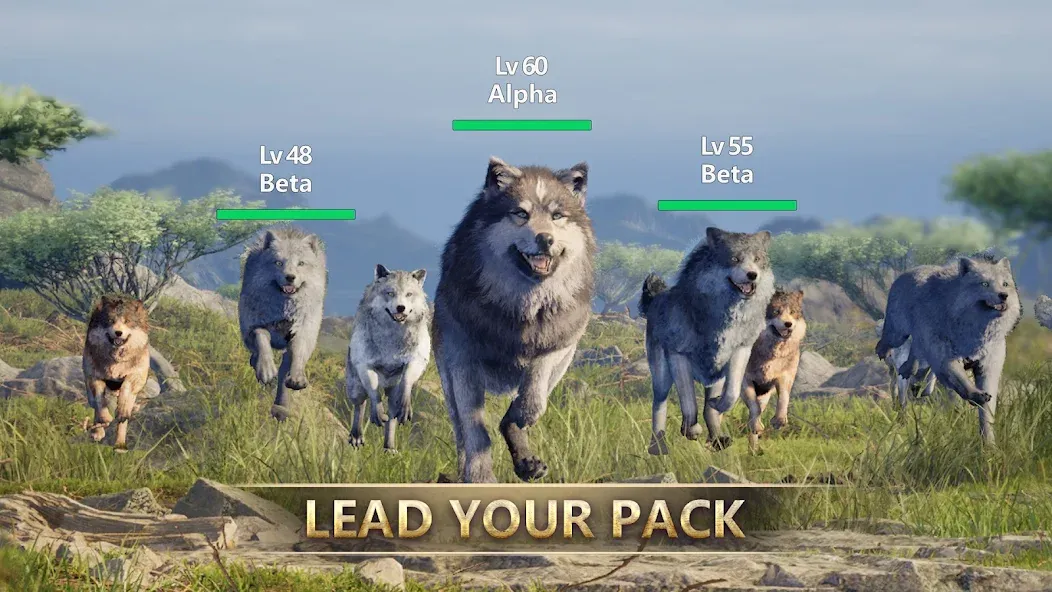 Wolf Game: Wild Animal Wars (Вулф Гейм)  [МОД Mega Pack] Screenshot 4