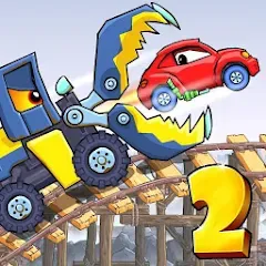 Взлом Car Eats Car 2 - Racing Game (Кар Еатс Кар 2)  [МОД Menu] - последняя версия apk на Андроид