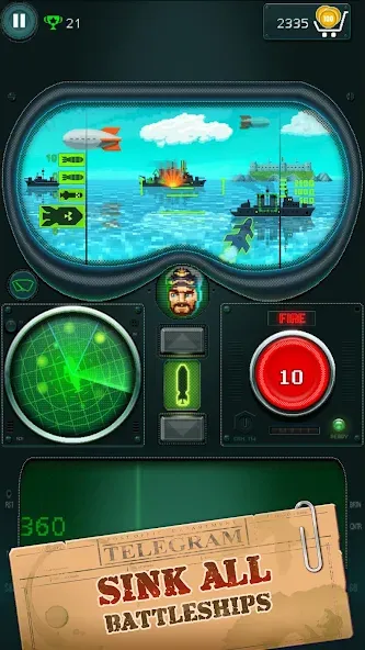 You Sunk - Submarine Attack  [МОД Много денег] Screenshot 1