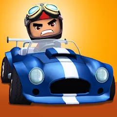 Скачать взломанную Rev Heads Rally (Рев Хедс Ралли)  [МОД Mega Pack] - полная версия apk на Андроид