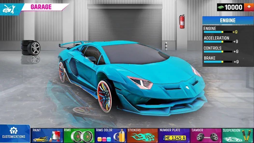 GT Car Stunt : Ramp Car Stunts (ДжиТи Кар Стант)  [МОД Menu] Screenshot 4