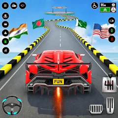 Взлом GT Car Stunt : Ramp Car Stunts (ДжиТи Кар Стант)  [МОД Menu] - последняя версия apk на Андроид