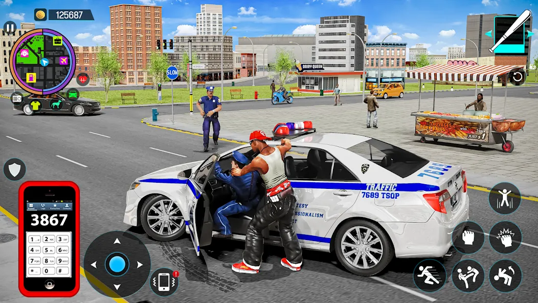 Gangster Mafia City Crime Game  [МОД Бесконечные монеты] Screenshot 3