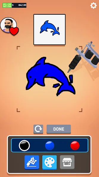 Ink Inc. - Tattoo Drawing  [МОД Меню] Screenshot 2