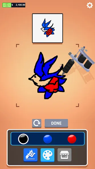 Ink Inc. - Tattoo Drawing  [МОД Меню] Screenshot 3