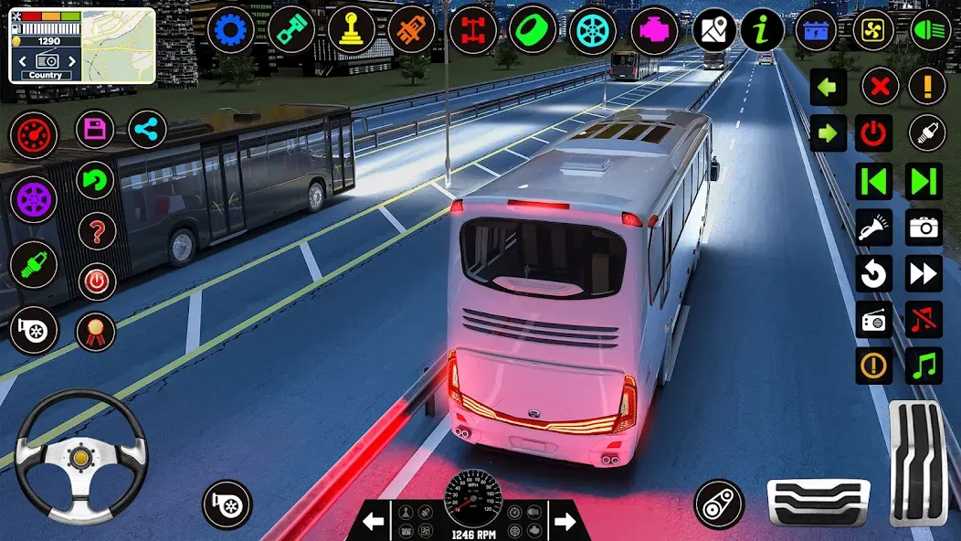 Bus Driving Games 3D: Bus Game  [МОД Много монет] Screenshot 1