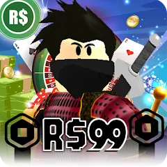 Взломанная Robux For Robux , Casino Robux  [МОД Unlocked] - последняя версия apk на Андроид