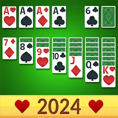 Взломанная Solitaire Classic - 2024 (Солитер Классик)  [МОД Все открыто] - полная версия apk на Андроид