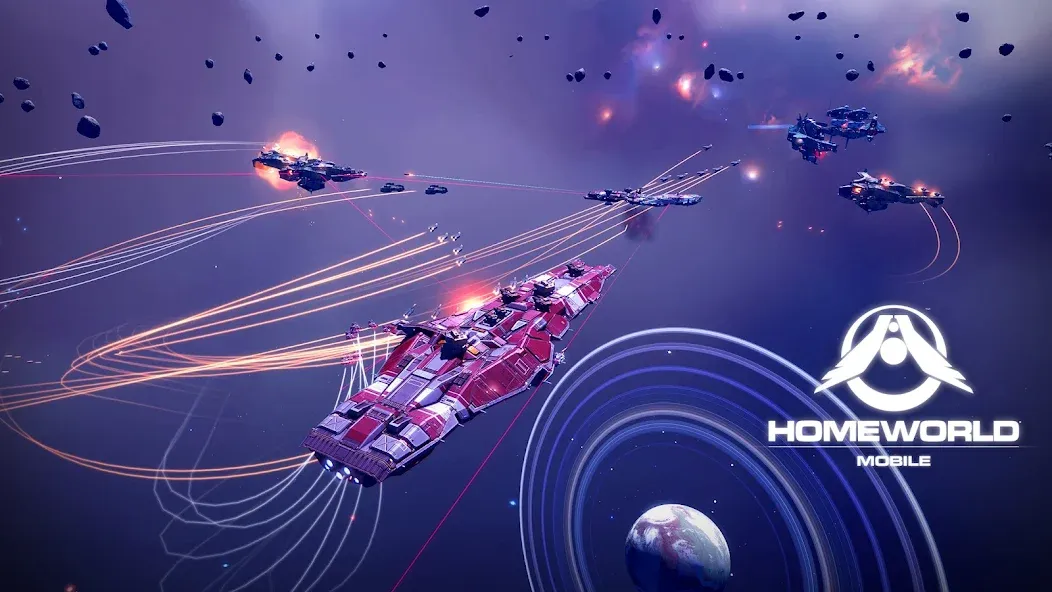 Homeworld Mobile: Sci-Fi MMO (Хоумворлд Мобаил)  [МОД Unlimited Money] Screenshot 1