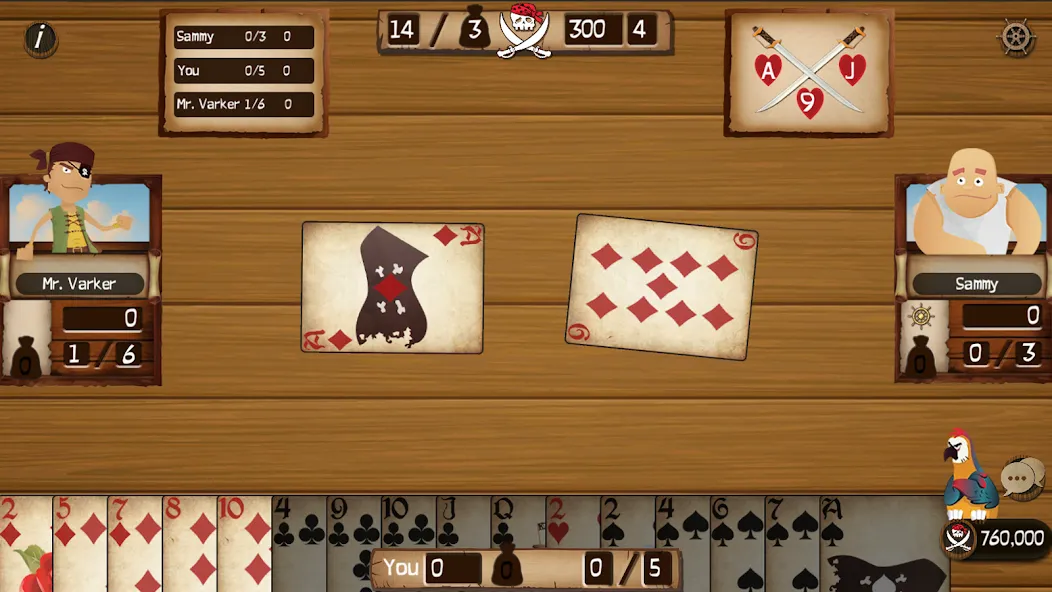 Spades Cutthroat Pirates (Спейдс Каттхроат Пирейтс)  [МОД Unlocked] Screenshot 2