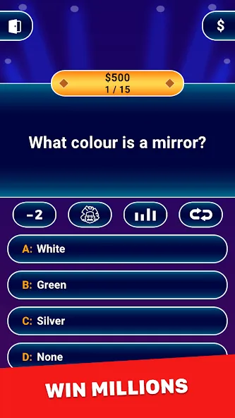 Millionaire 2024: Trivia Game  [МОД Бесконечные деньги] Screenshot 1