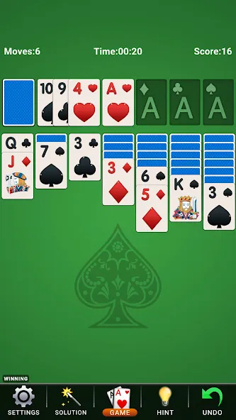 Solitaire: Classic Card Game  [МОД Menu] Screenshot 1