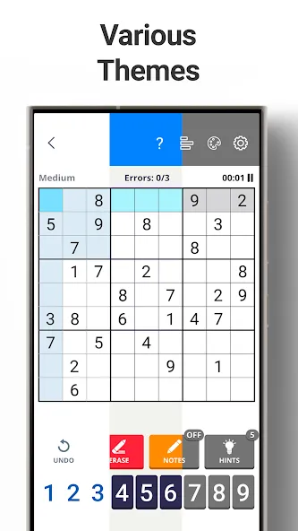 Sudoku Levels: Daily Puzzles  [МОД Много денег] Screenshot 5