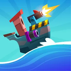 Взломанная Oceans of Steel (Океаны стали)  [МОД Много монет] - полная версия apk на Андроид