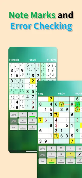 Sudoku offline (Судоку оффлайн)  [МОД Много денег] Screenshot 4