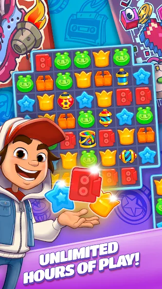 Subway Surfers Match (Сабвей Серферс Матч)  [МОД Menu] Screenshot 5