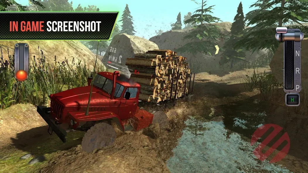 Truck Simulator OffRoad 4  [МОД Бесконечные монеты] Screenshot 2