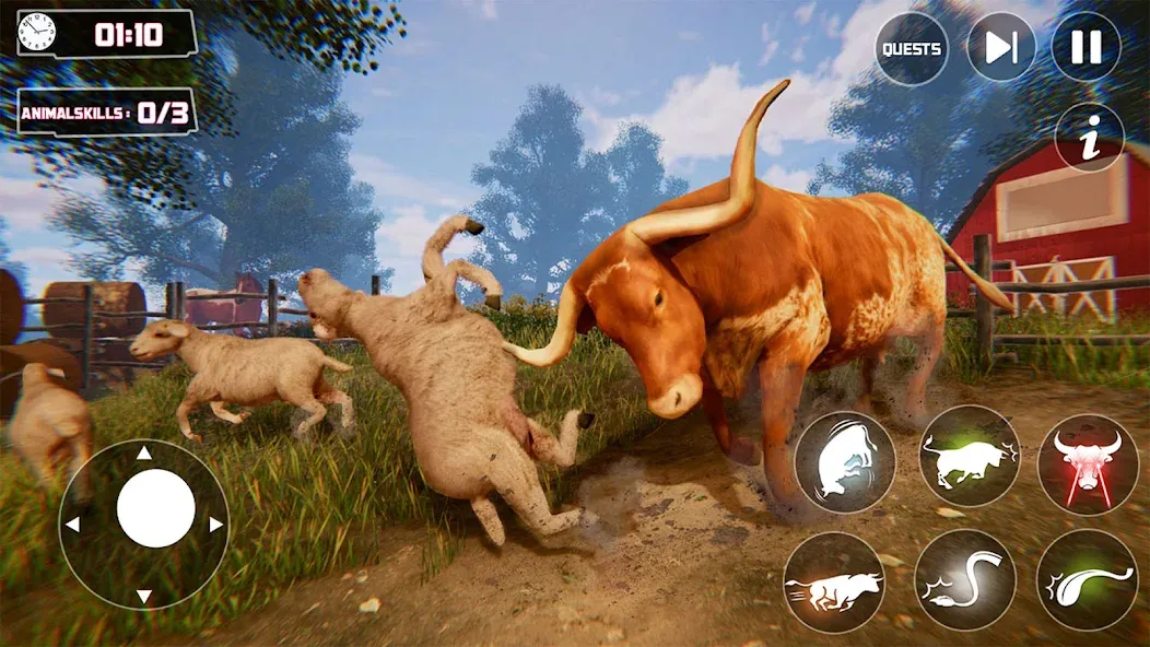 Scary Cow Simulator Rampage (Скари)  [МОД Menu] Screenshot 1