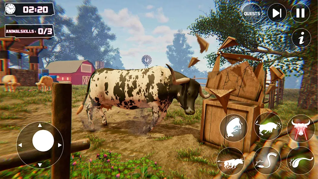 Scary Cow Simulator Rampage (Скари)  [МОД Menu] Screenshot 2