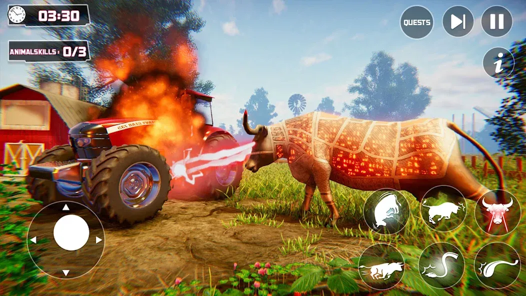 Scary Cow Simulator Rampage (Скари)  [МОД Menu] Screenshot 3