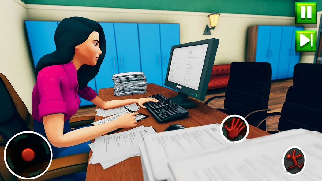 High School Teacher Sim Games  [МОД Unlocked] Screenshot 5
