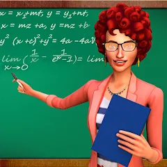 Взлом High School Teacher Sim Games  [МОД Unlocked] - стабильная версия apk на Андроид