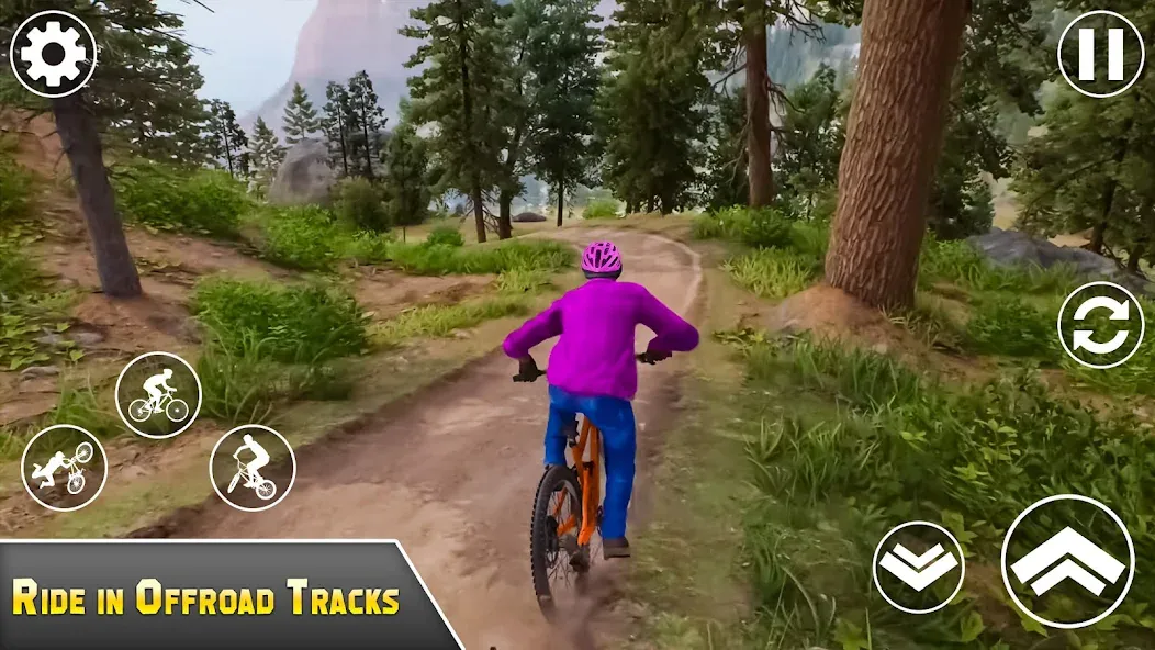 BMX Bicycle Games Offroad Bike  [МОД Меню] Screenshot 2