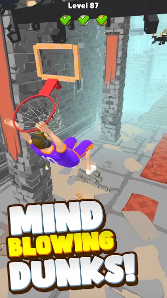 Hoop World: Flip Dunk Game 3D (Хуп Ворлд)  [МОД Бесконечные деньги] Screenshot 2