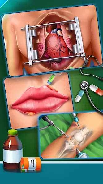 Surgery Doctor Simulator Games  [МОД Много денег] Screenshot 4