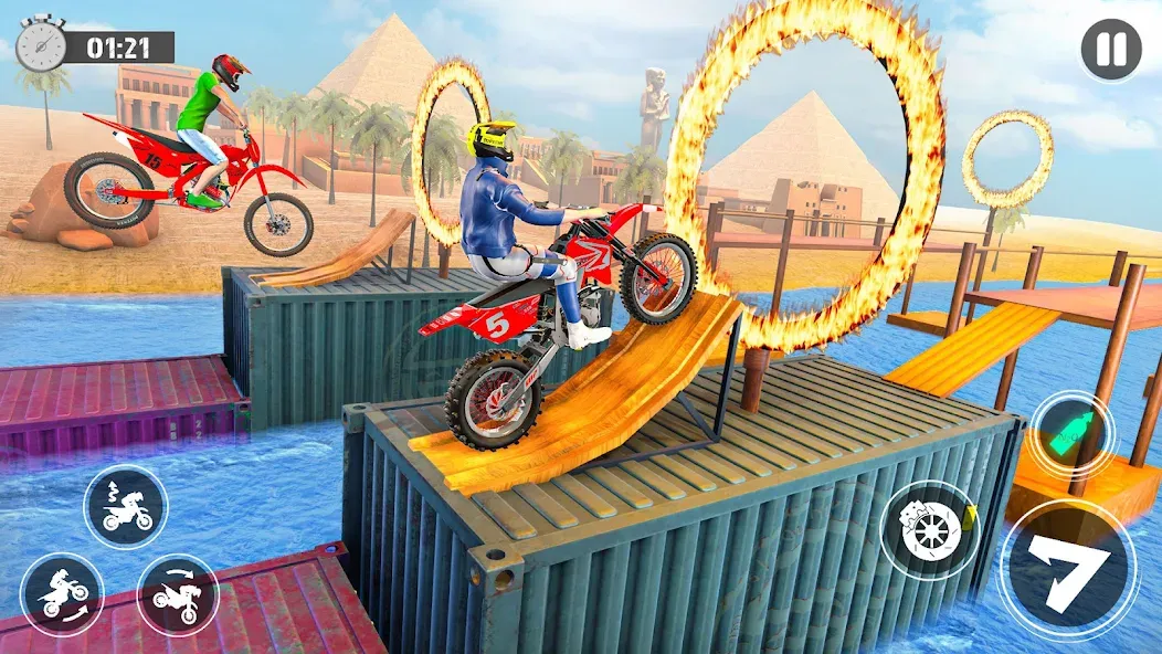 Bike Stunt Race Tricks Master  [МОД Бесконечные деньги] Screenshot 5