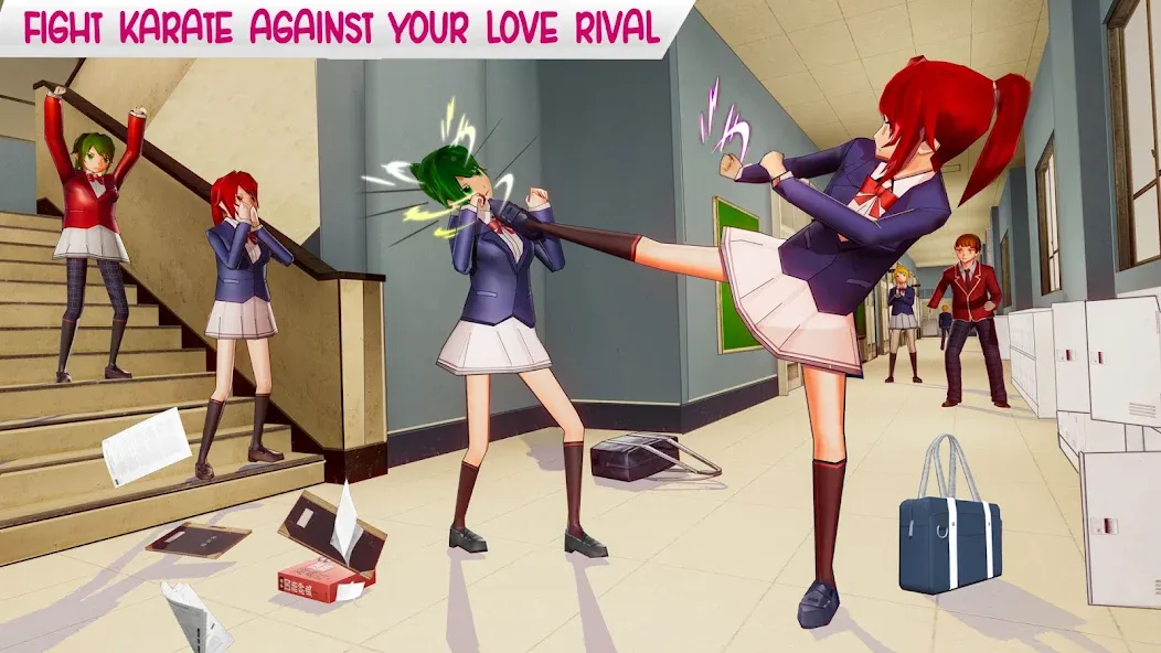 Anime High School Life  [МОД Все открыто] Screenshot 1