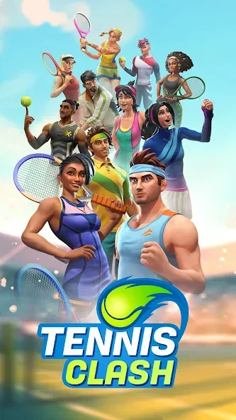 Tennis Clash: Multiplayer Game (Теннис Клаш)  [МОД Меню] Screenshot 4