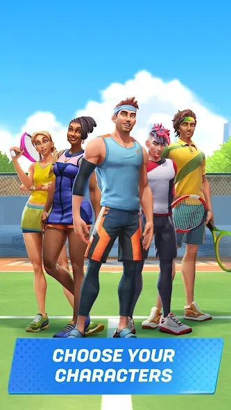 Tennis Clash: Multiplayer Game (Теннис Клаш)  [МОД Меню] Screenshot 5