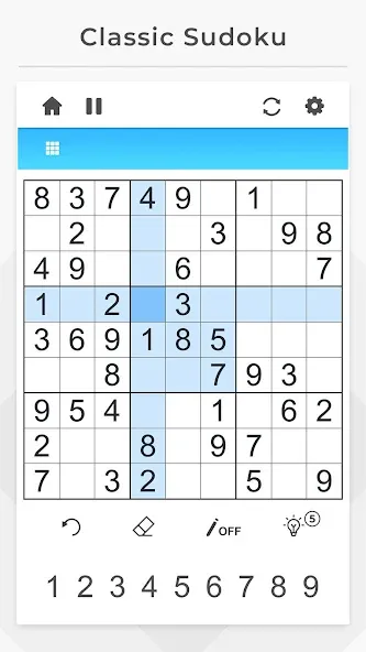 Sudoku - Offline Games  [МОД Бесконечные деньги] Screenshot 1