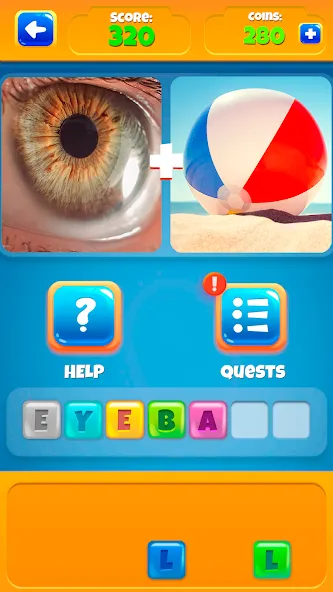 2 Pics 1Word. Offline Games  [МОД Бесконечные деньги] Screenshot 5