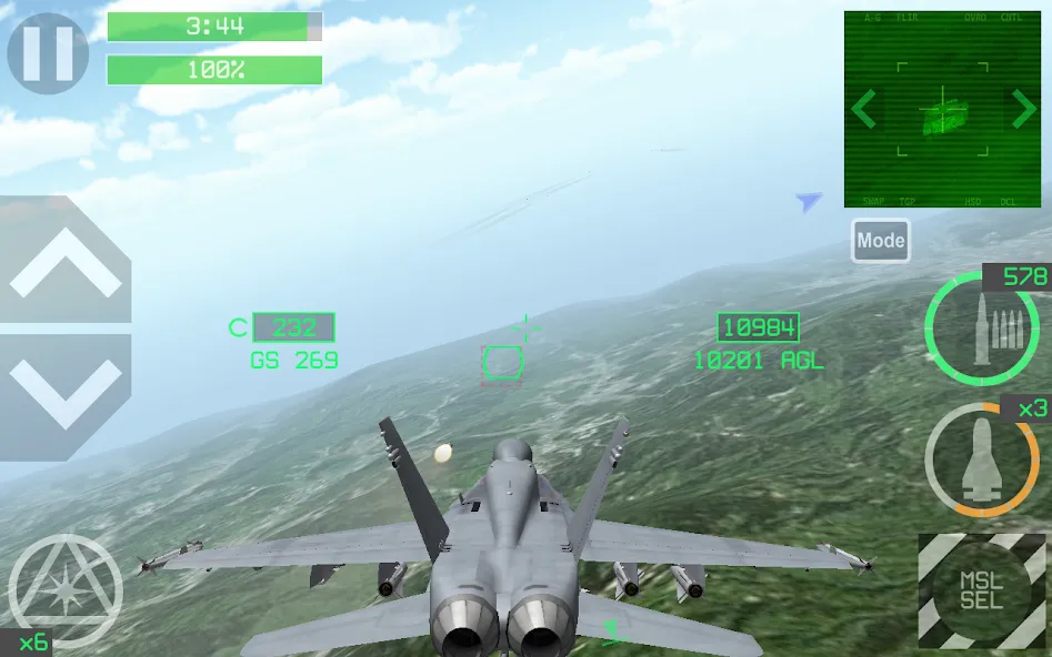 Strike Fighters (Страйк Файтерс)  [МОД Mega Pack] Screenshot 1