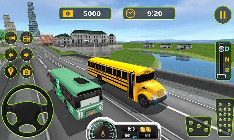 School Bus Driving Game  [МОД Menu] Screenshot 2