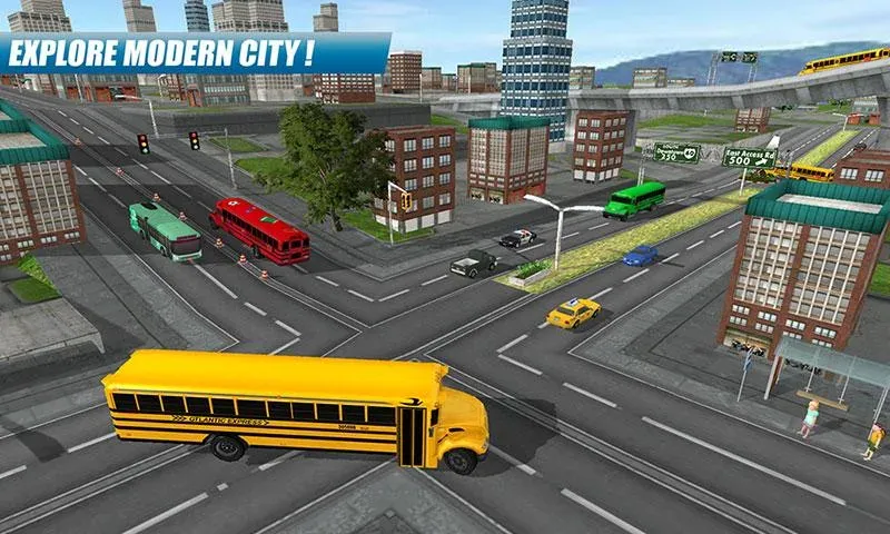 School Bus Driving Game  [МОД Menu] Screenshot 3