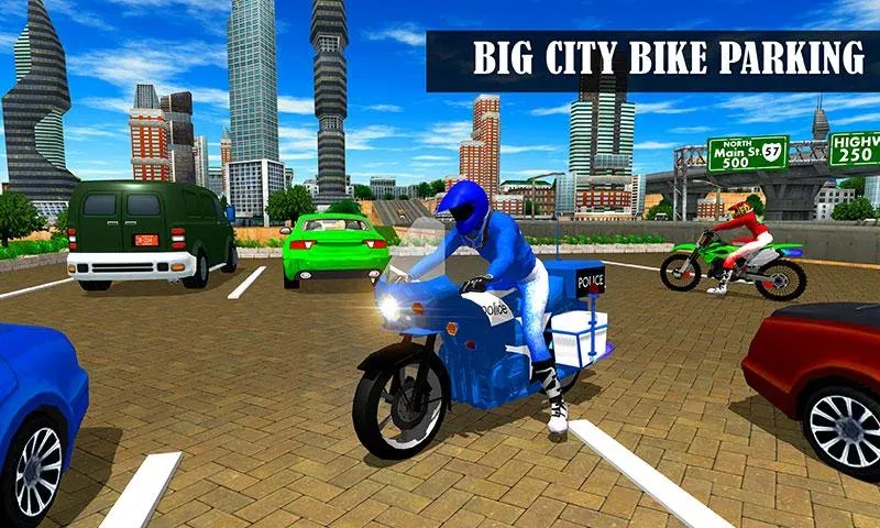 Bike Parking Moto Driving Game (Ларонг Парадахан нг Бисиклета)  [МОД Бесконечные монеты] Screenshot 3