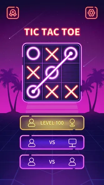 Tic Tac Toe - Offline XOXO (Тиктактое)  [МОД Бесконечные деньги] Screenshot 3